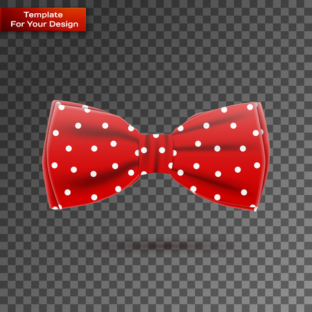 The bow tie On transparent Background. Vector illustration, EPS 10のイラスト素材
