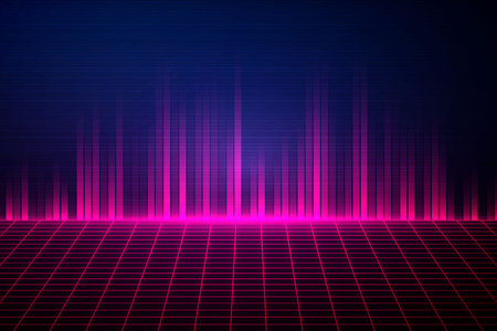 Abstract equalizer background. Vector illustration EPS 10のイラスト素材
