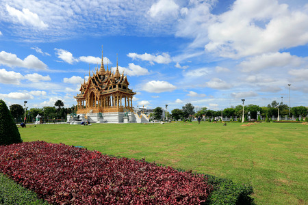 Borommangalanusarani Pavilion the art of kingdom, Bangkok, Thailandのeditorial素材