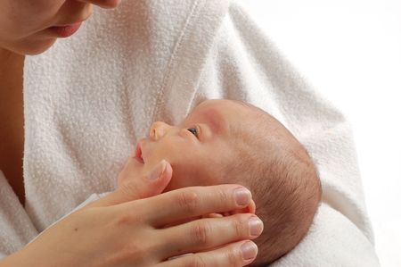 mother holding baby #9