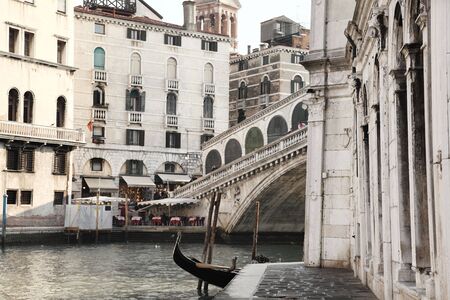 Grand canal in Veniceの写真素材