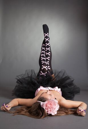 Young girl in beautiful costumeの写真素材