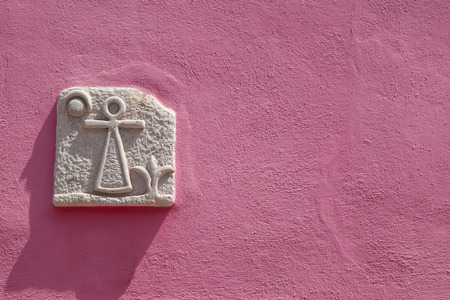 Pink Wall Cement Backgrounds & Texturesの写真素材