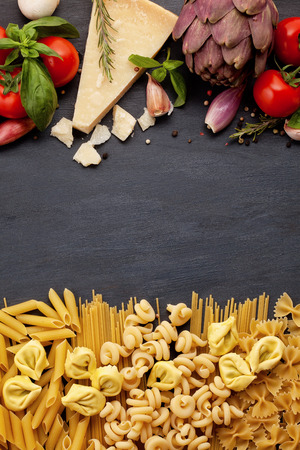 Fresh organic ingridients of italian recipes. Healthy food conceptの写真素材