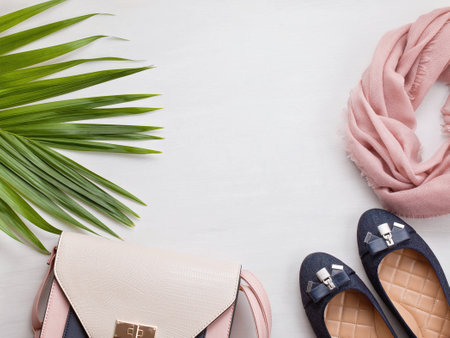 Fashion female accessories, urban style conceptの写真素材