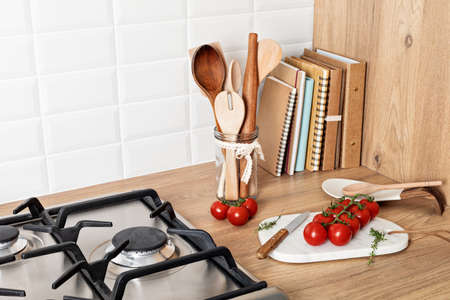 Eco friendly kitchen utensils and decoration, sustainable ethical lifestyle, zero waste storage,...