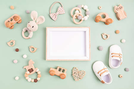 Eco fiendly child wooden toys. Sustainable, developmental, sensory toys for babies and toddlers