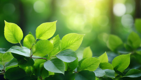 Closeup green leaves background, Overlay fresh leaf pattern, Natural foliage textured and backgroundの素材