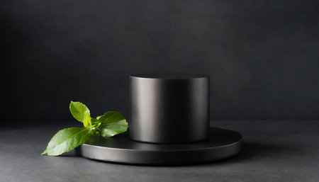 Black Friday sale banner. Product display, podium with black background. Promotion banner for eshop.の素材