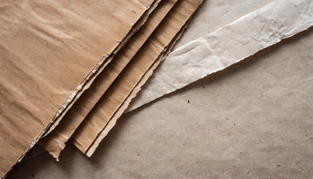 Recycled paper texture background bannerの素材