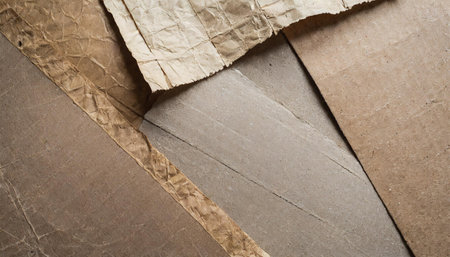 Recycled paper texture background bannerの素材