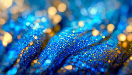 abstract bright glitter blue background out of focus 3 d renderの素材