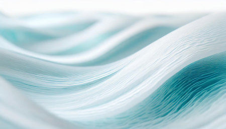 White abstract background with waves. Creative Architectural Conceptの素材