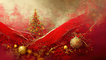 red christmas background with vintage texture abstract solid elegant textured paper designの素材