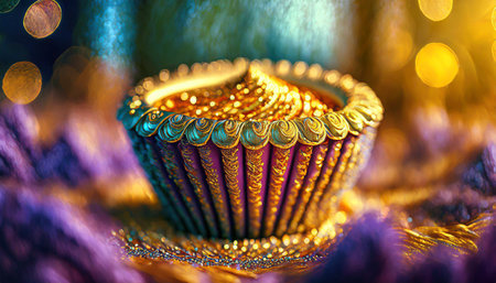 Abstract digital background. Can be used for technological processes, neural networks and AI, digital storages, sound and graphic forms, science, education, etc.の素材