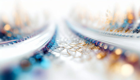 Abstract gray white background poster with dynamic waves. technology networkの素材