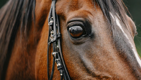 Eye of Arabian bay horseの素材