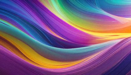 Discover an abstract colorful K wallpaper featuring dynamic swirls, radiant gradients, and intricate patterns, creating a visually captivating design perfect for desktops, artistic projects, orの素材