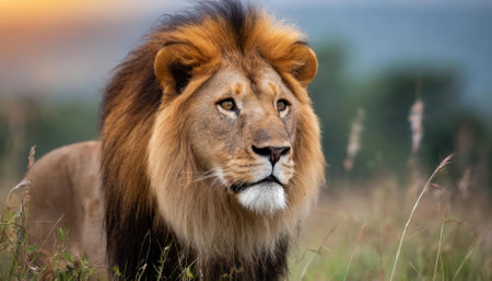 A stunning portrayal of a fire lion, merging vivid flames with lifelike details to create a striking visual. This piece embodies mythical allure, raw strength, and artistic excellence, ignitingの素材