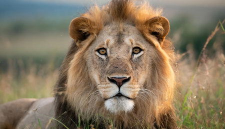 A breathtaking, hyperrealistic digital artwork capturing the awe-inspiring essence of a fire lion, its fiery mane ablaze with vivid flames, radiating power, grace, and unmatched beauty in everyの素材