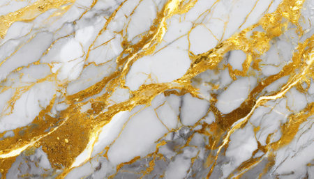 Experience the timeless elegance of natural white and gold marble texture, perfect for luxurious skin tile wallpaper or sophisticated background designs. This creative aesthetic exudes charm andの素材