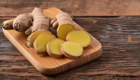 Ginger root, a popular spice known for its distinct flavor and numerous health benefits, is a musthave in every kitchen. Explore its culinary versatility and medicinal properties todayの素材