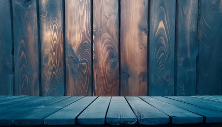 Explore the beauty of grunge wood panels with this stunning brown wood colored plank wall texture background. Perfect for showcasing rustic charm, this empty brown wood table adds warmth to any design project.の素材