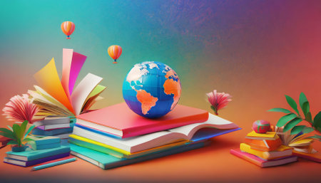 Explore the enchanting realm of vibrant gradient abstracts in this stunning D illustration. This artwork captures a colorful background that invites viewers into a world of creativity and inspiration.の素材