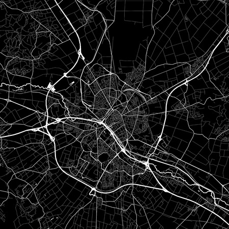 Vector of Area map of Reims, France. - ID:1-102464997 - Royalty Free ...