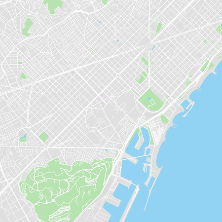 Vecteur de Downtown vector map of - ID:124605458 - image libre de droit ...