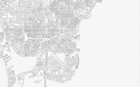 St. Petersburg, Florida, USA, bright outlined vector map with bigger and minor roads and steets created for infographic backgrounds.のイラスト素材