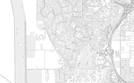Weston, Florida, USA, bright outlined vector map with bigger and minor roads and steets created for infographic backgrounds.のイラスト素材