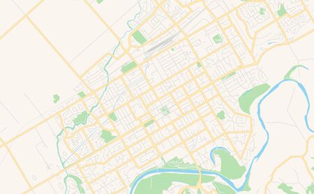 Printable street map of Palmerston North, New Zealand. Map template for business use.