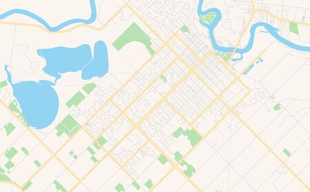 Printable street map of Mildura-Wentworth, Australia. Map template for business use.のイラスト素材