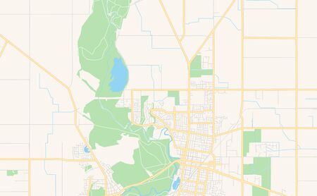 Printable street map of Shepparton-Mooroopna, Australia. Map template for business use.のイラスト素材