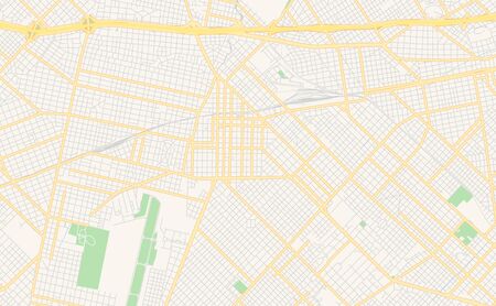 Printable street map of  Moron, Argentina. Map template for business use.のイラスト素材