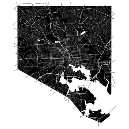 Vector of Baltimore, Maryland, United - ID:1-179621489 - Royalty Free ...