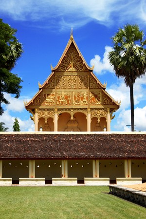 Phra Tat Luang, Lao P.D.R.の写真素材