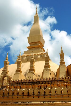 Phra Tat Luang, Lao P.D.R.の写真素材