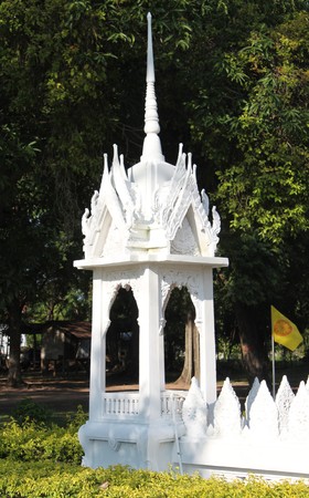 Picture of buddhist temple and buddhist architecture much seen all around Thailandの写真素材