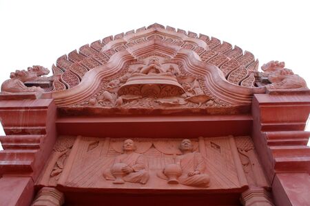 Khao Noi Pagoda At Buriram, North-East Of Thailandの写真素材