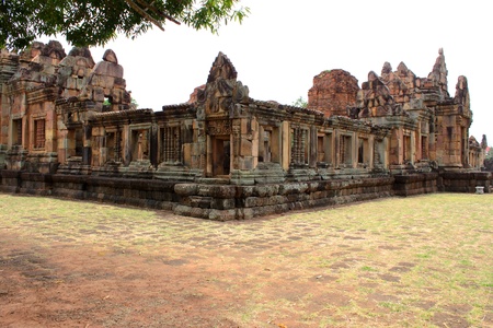 Prasat Muang Tam Stone Sanctuary, Buriram, Thailandの写真素材