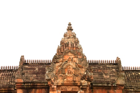 Ancient sandstone architecture of Prasat Khao Panom Rung, Buriram, Thailand の写真素材