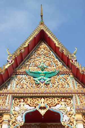 Temple in Buddhist art and architecture identity of Thailandの写真素材