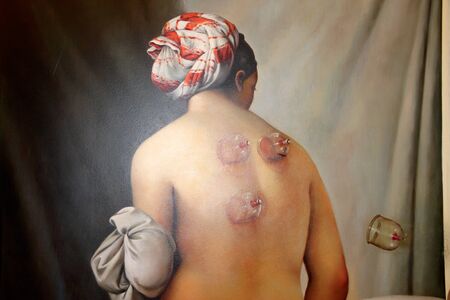 TRICK EYE MUSEUM, CENTRAL SEOUL, KOREA - NOVEMBER 28 : One of abstract pictures exhibited in trick eye museum on November 28, 2011 at Central Seoul, Korea.のeditorial素材