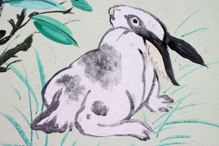 Picture at Chinese shrine in Payakkaphumphisai, Mahasarakham, Thailand.のeditorial素材