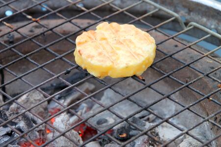 Grilled steamed sticky riceの写真素材