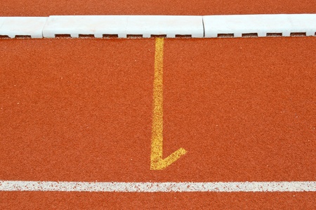 Running tracks for outdoor athletic and sportの写真素材