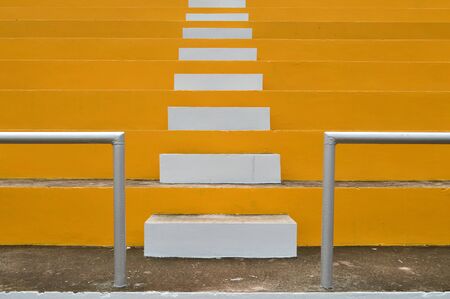 concrete bleachersの写真素材