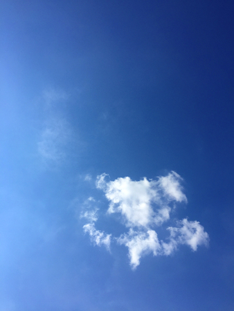 details of blue sky in cloudy day